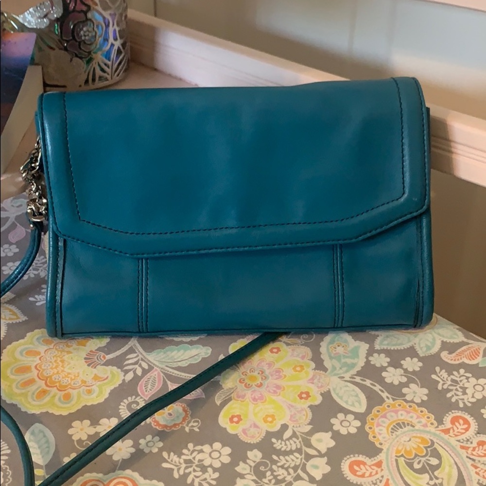 🔥Tignanello Teal Crossbody🔥